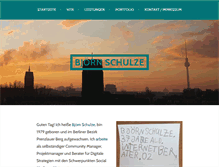 Tablet Screenshot of bjoern-schulze.de